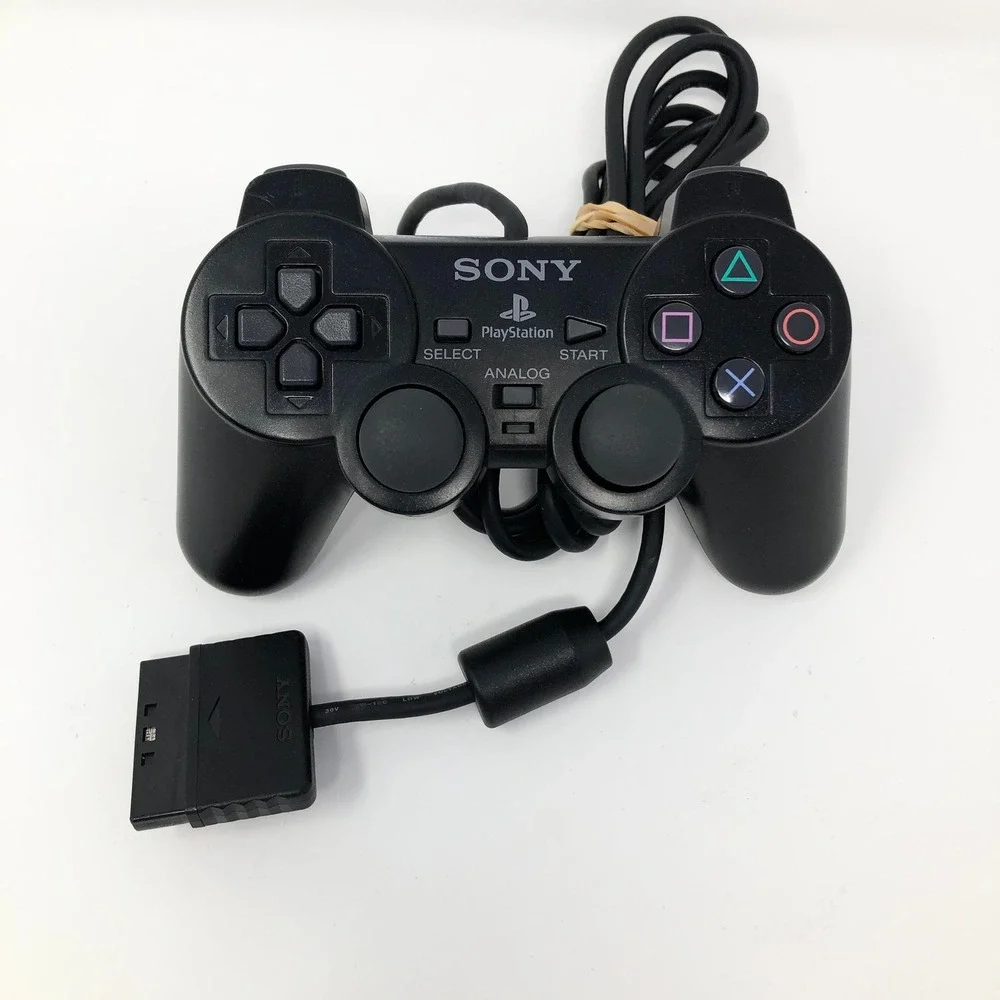 Sony SCPH-10010 Wired Analog Controller PlayStation 2 DualShock 2 Black